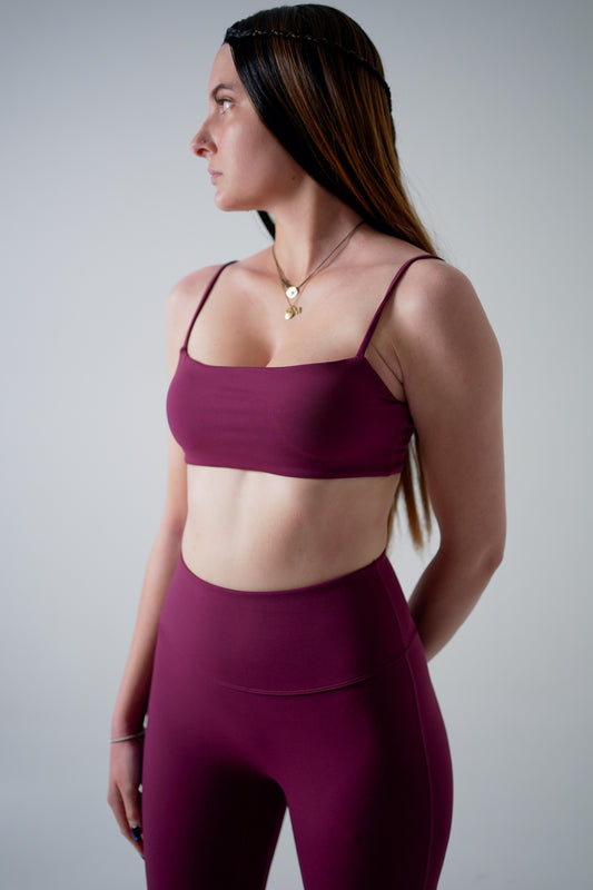 Poise Long Set in Plum