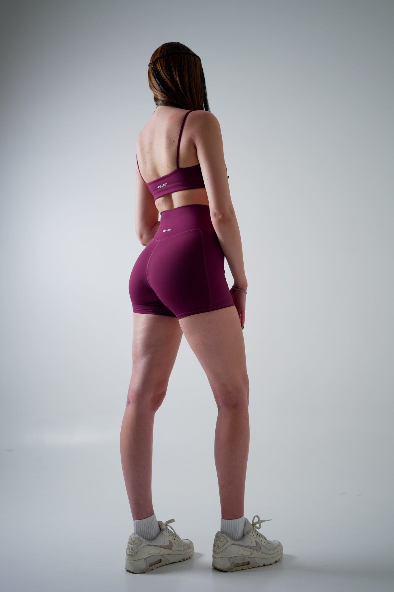 Poise Short Set in Plum