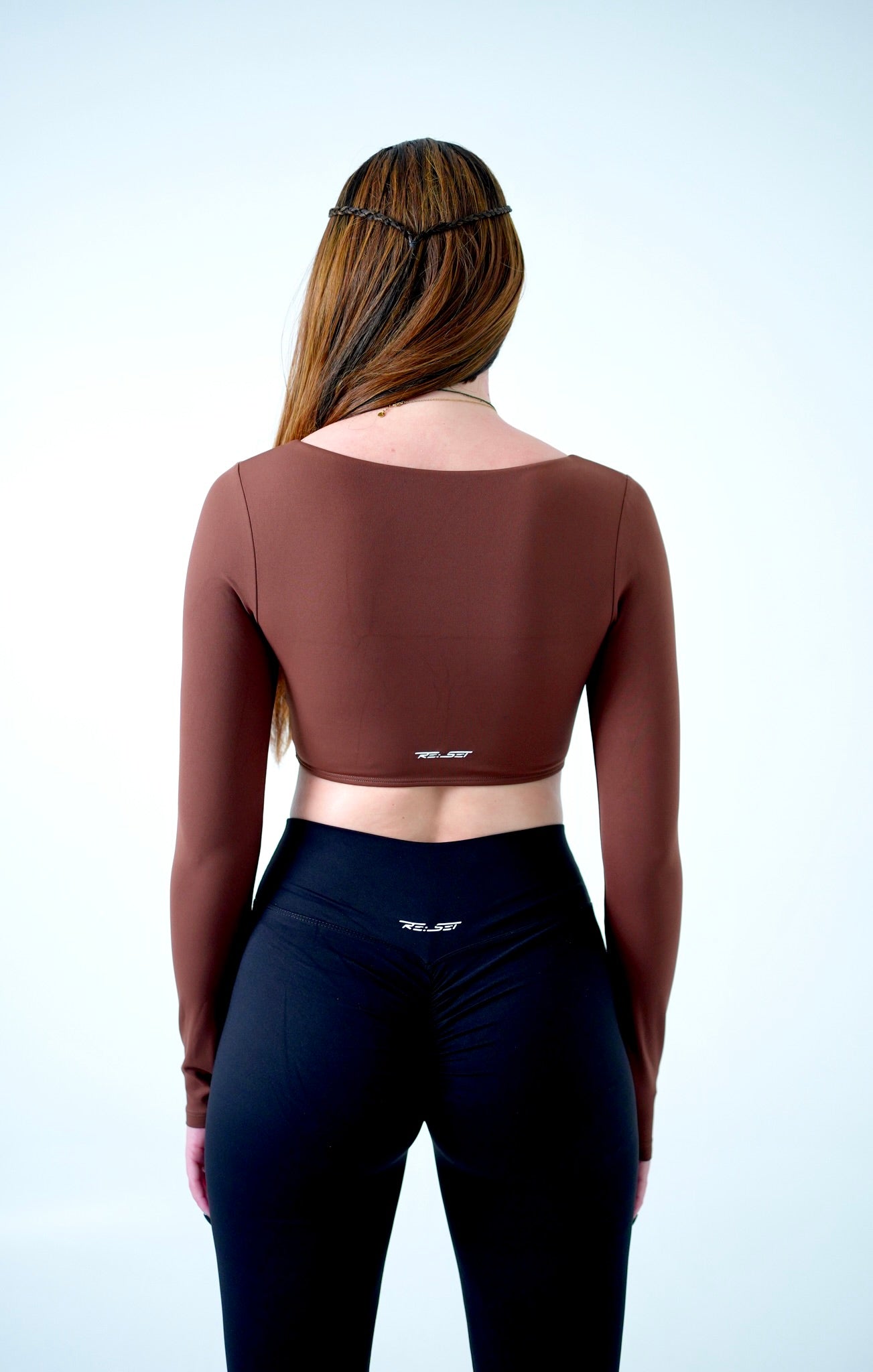 Switch Long-Sleeve Cropped Top