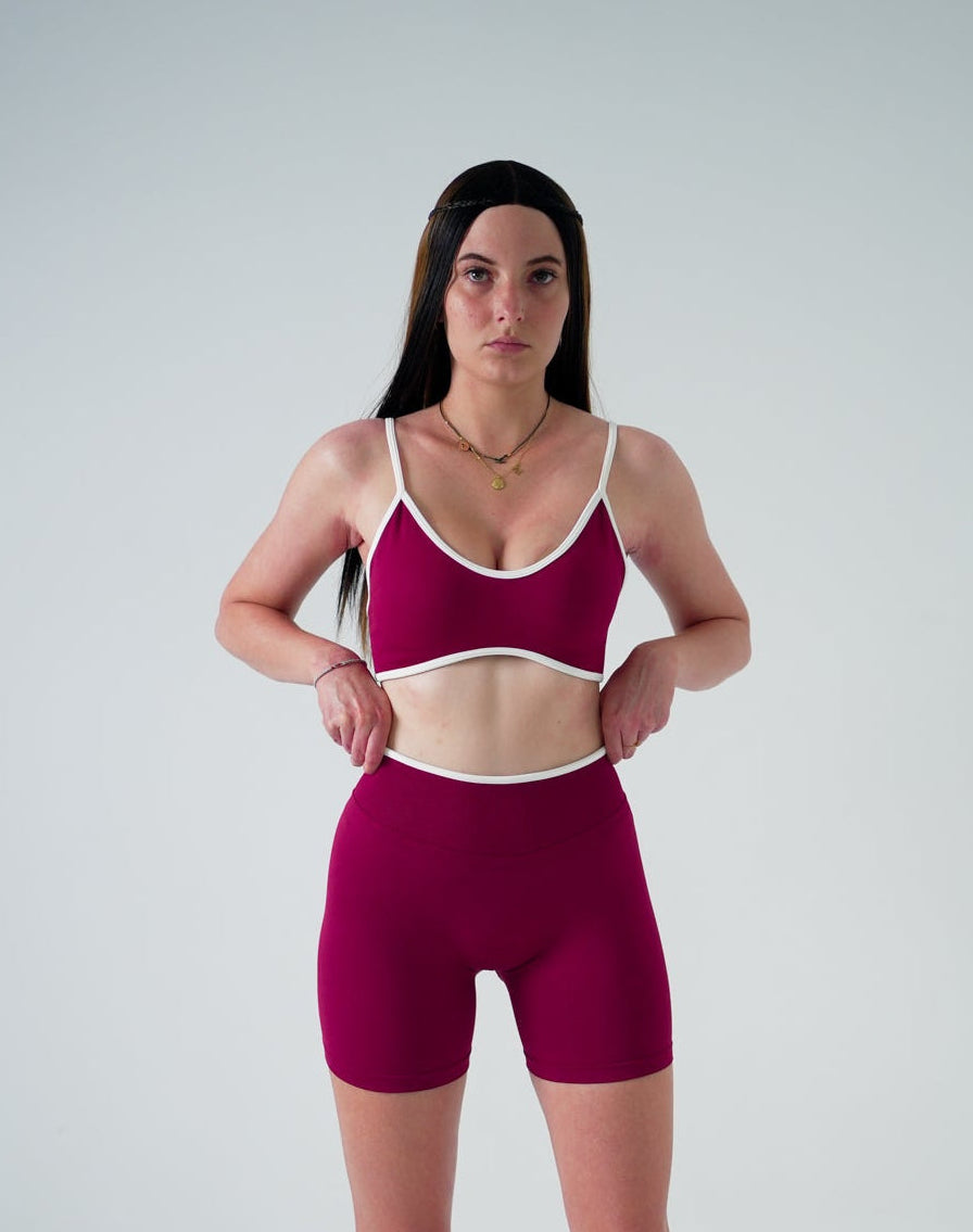 Linear Set in Deep Red