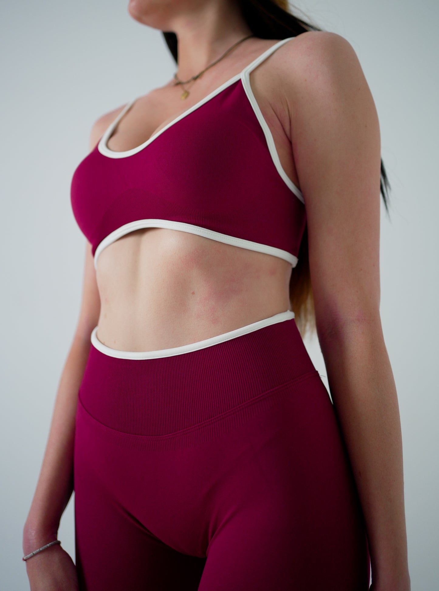 Linear Set in Deep Red