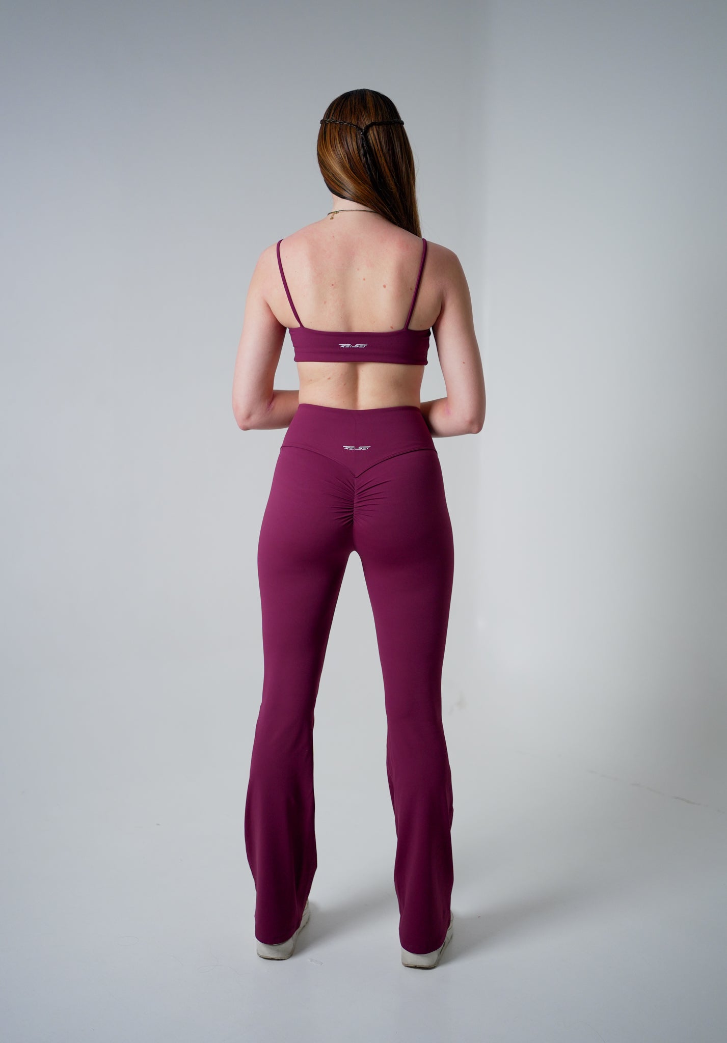 Poise Long Set in Plum