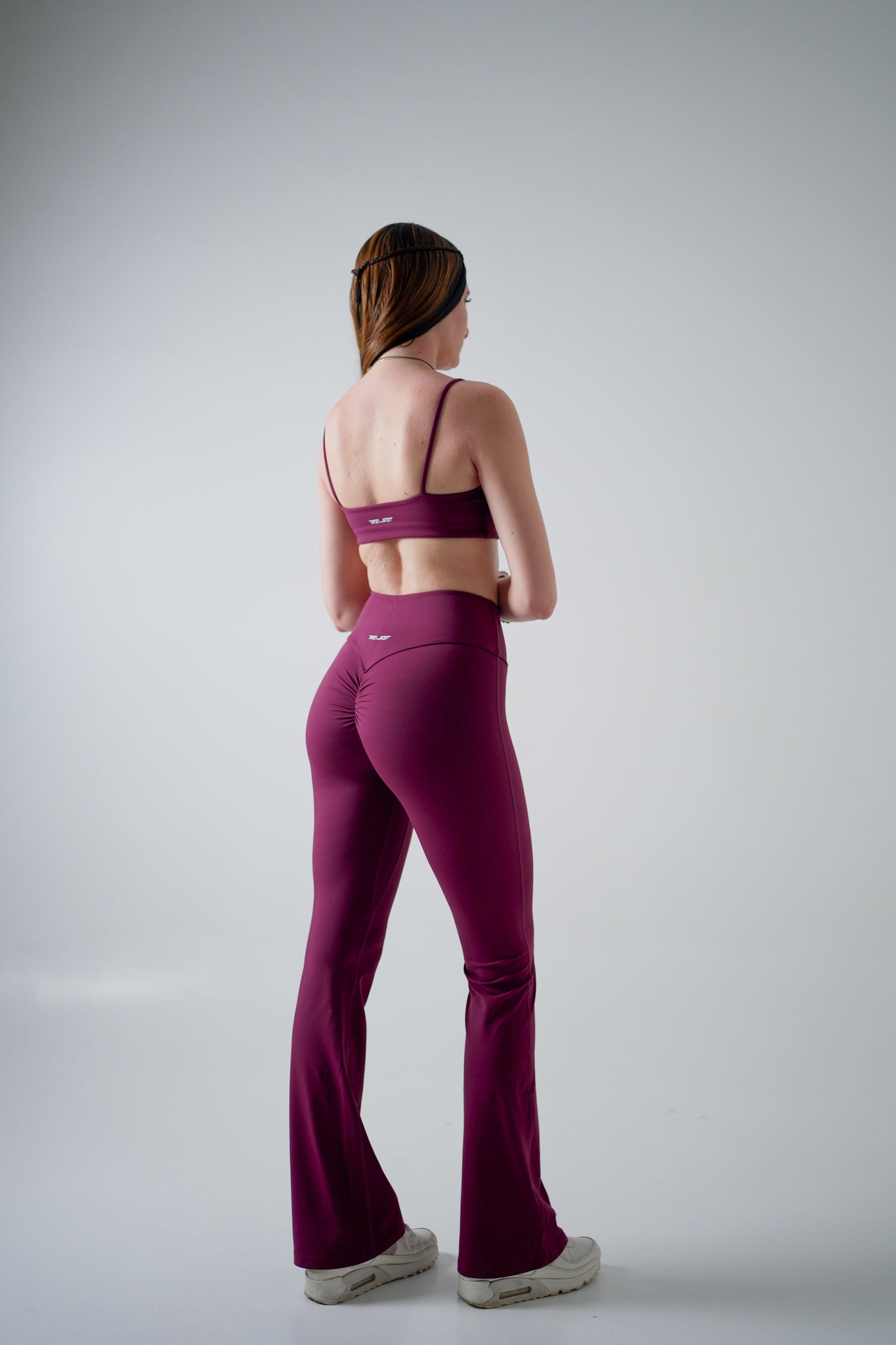 Poise Long Set in Plum